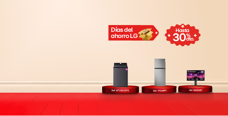 Banner promocional día de ahorro LG